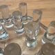 Glass tea warmer and candle holder - Georgshütte style