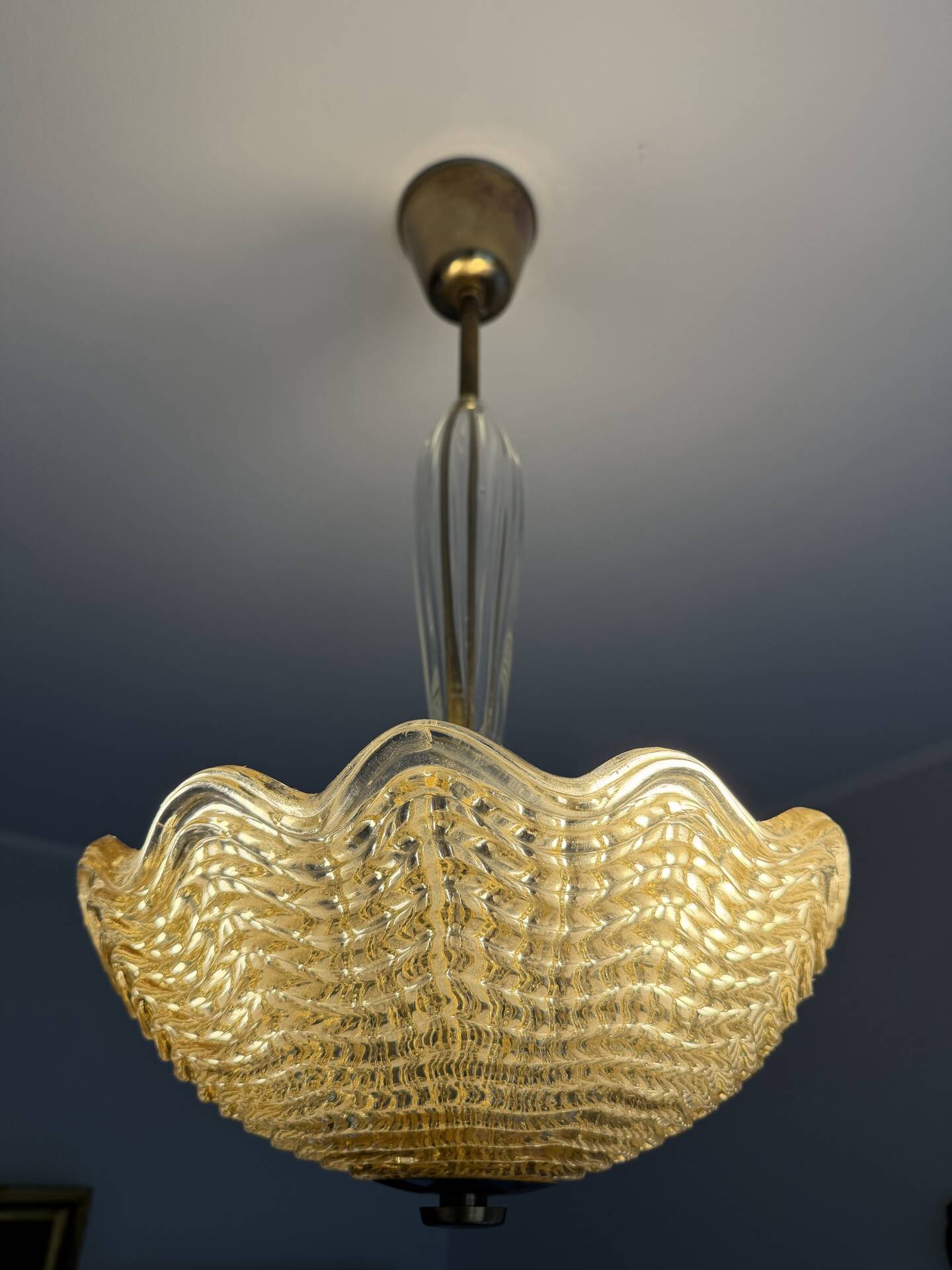 Swedish Carl Fagerlund designed 1950’s Ceiling Lamp