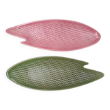 Set of 2 Boch Keralux Cordaline trays