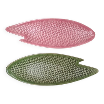 Set of 2 Boch Keralux Cordaline trays.