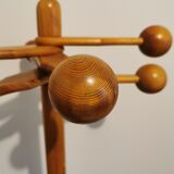 Pine coat rack from the 70s
