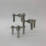 Set of 3 Candlestick by Fritz Nagel & Ceasar Stoffi and manufactured by BMF 1960’s