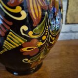 Vintage HVM Hungarian Black Vase
