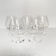 5 crystal cognac glasses from Saint-Louis