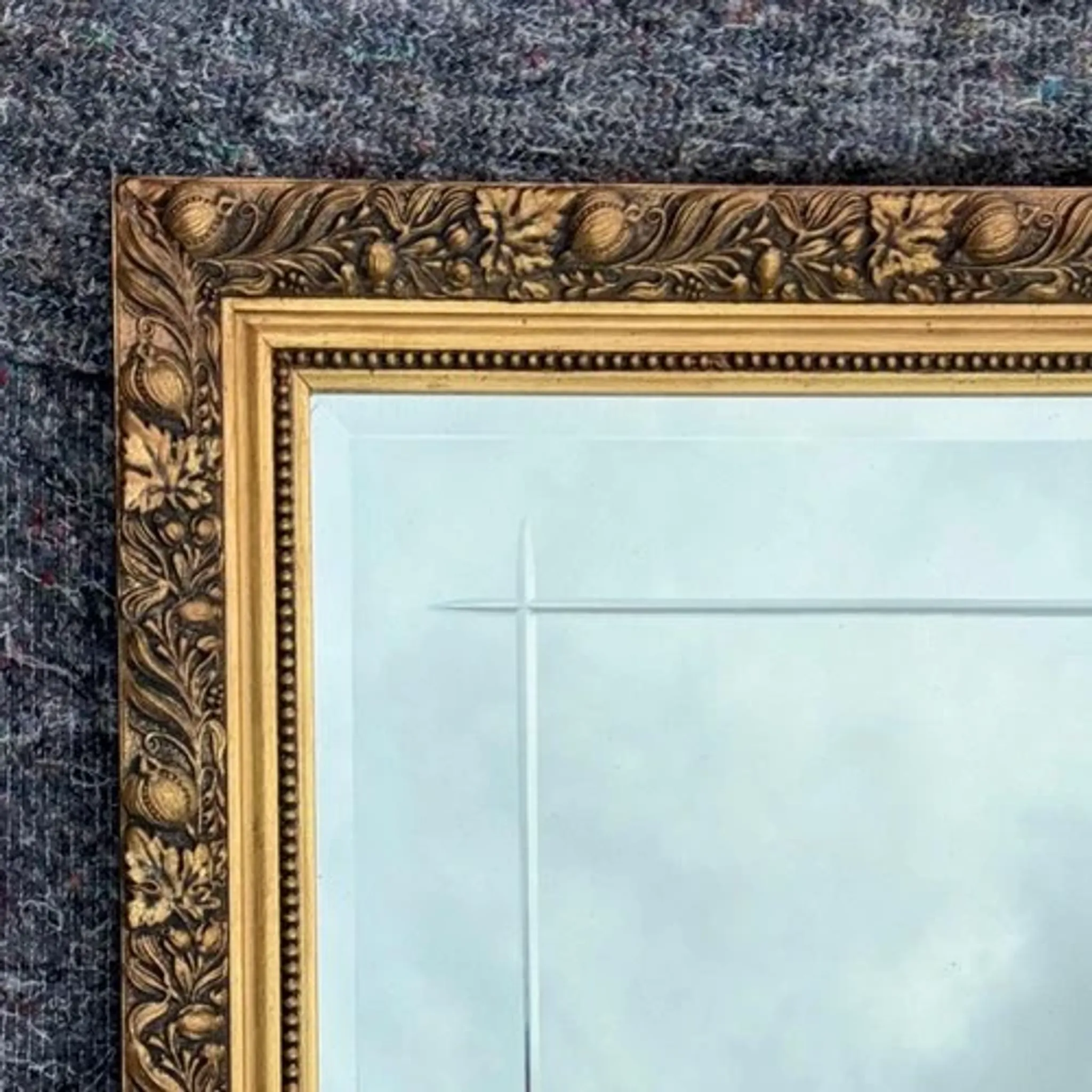 Bevelled Vintage Ornate Mirror