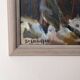 Painting by Per Olof Zachrisson 1960’s, Scandinavian Modern
