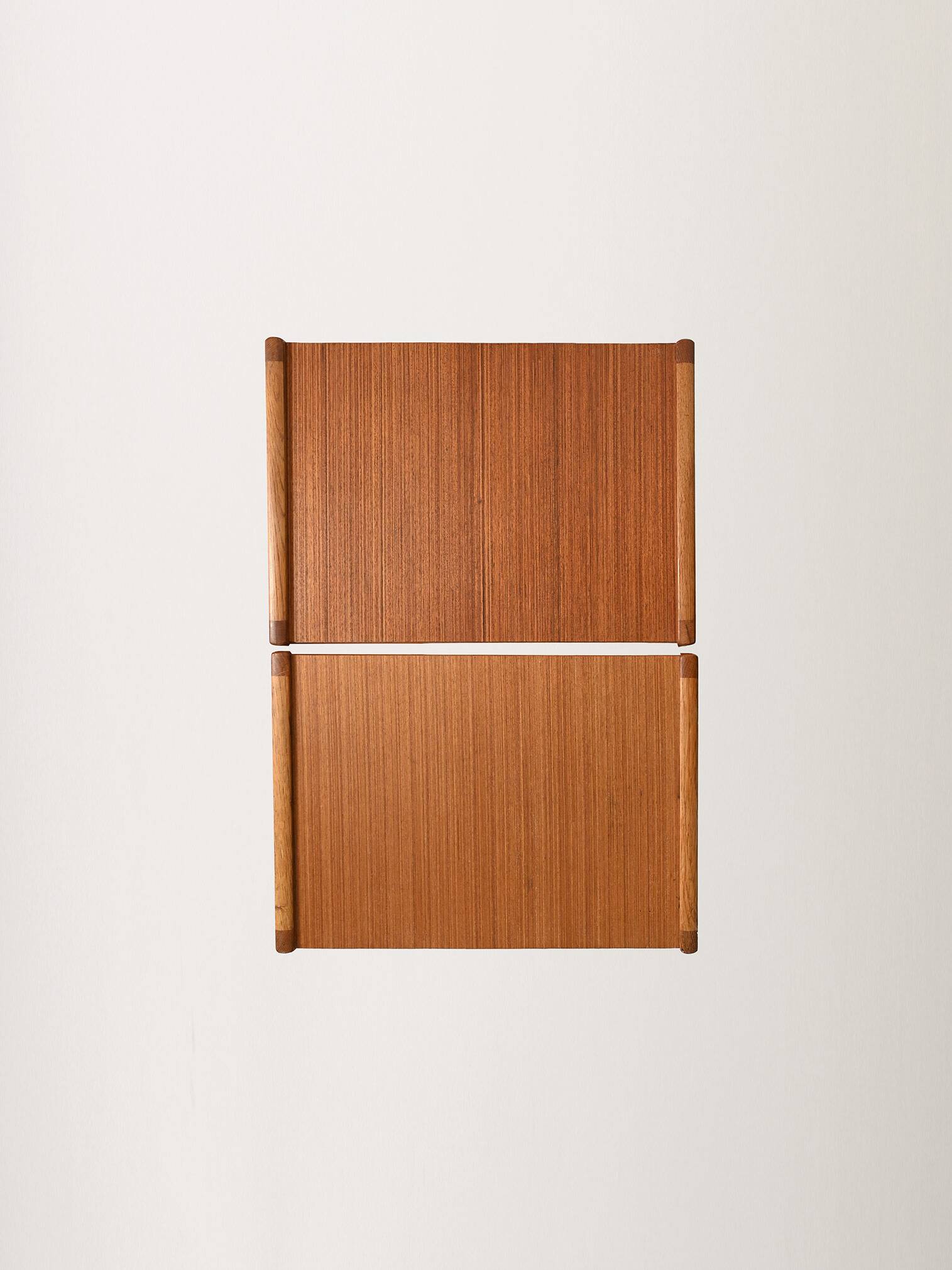 Pair of Scandinavian teak bedside tables from the 1960s