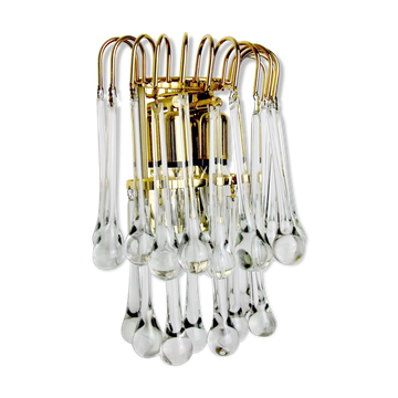 Applique gouttes par Venini, verre de murano, italie, 1960