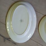 12 plates + 1 Digoin and Sarreguemines dish