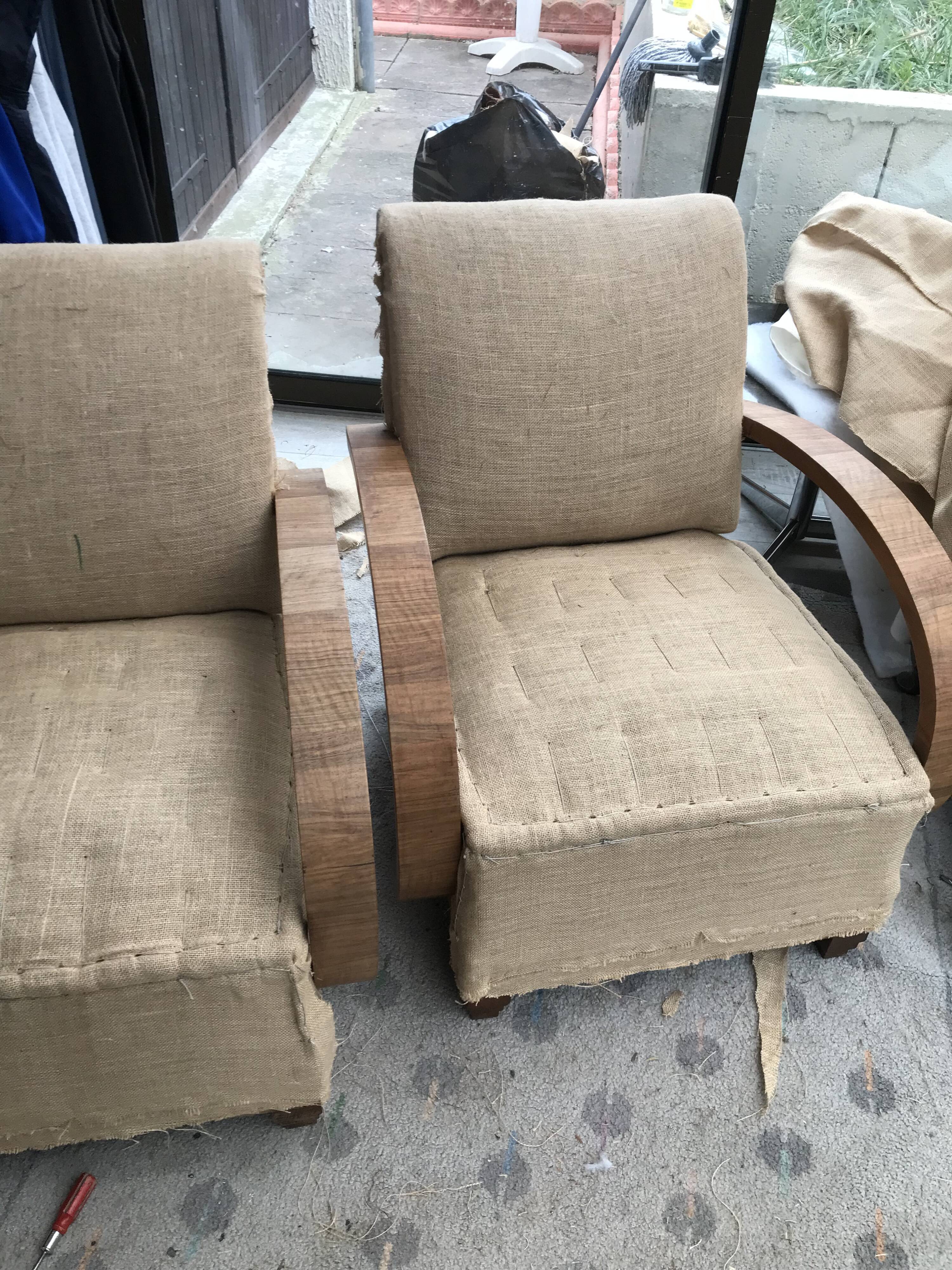 Antique armchairs