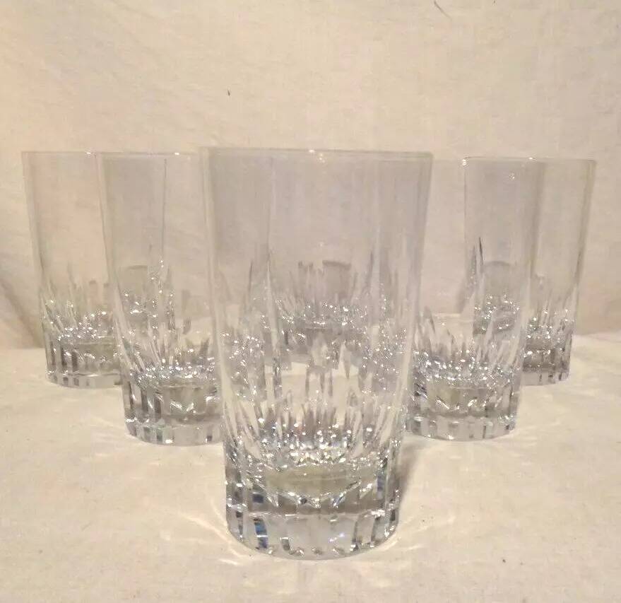 Baccarat spear 6 crystal wine glasses - 9.2 cm