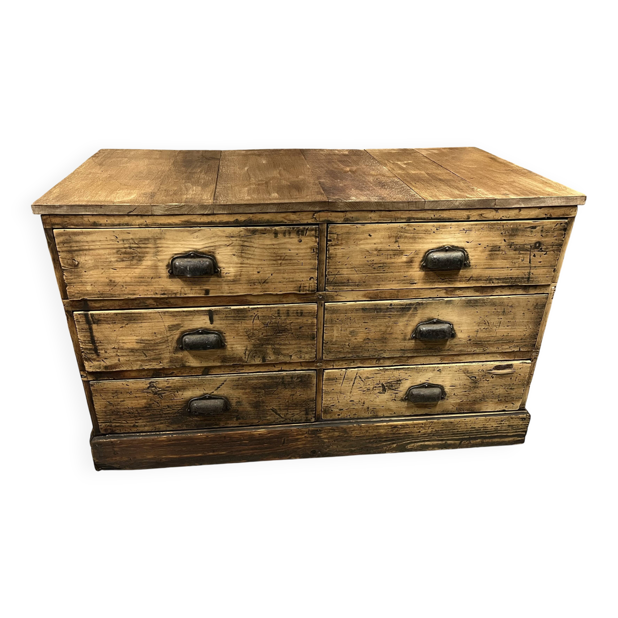 Antique wooden shoe cabinet