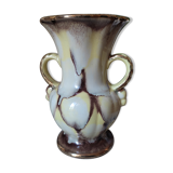 Vase 50s in marbled earthenware