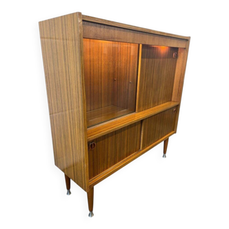 Vitrine vintage / meuble bar / meuble avec éclairage
