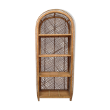 Vintage rattan shelf 1970s