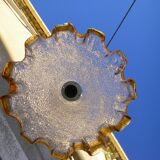Glass pendant light