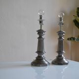 Pair of vintage Marks & Spencer lamp bases made in the UK