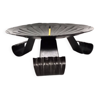 Wrought iron table candlestick