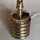 Bibendum chrome ceramic lamp 1970