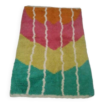 Handmade wool berber rug 150 x 100 cm
