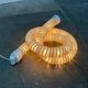 Snake floor lamp Boalum postmodern space age model by Livio Castiglioni and Gianfranco Frattini for Artemide, 1970s.