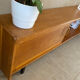 Vintage wooden row from the 50s-60s