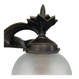 Rare cubist bronze lustre