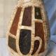 Vintage vase lamp in Accolay ceramic signed Armel - 60s/70s