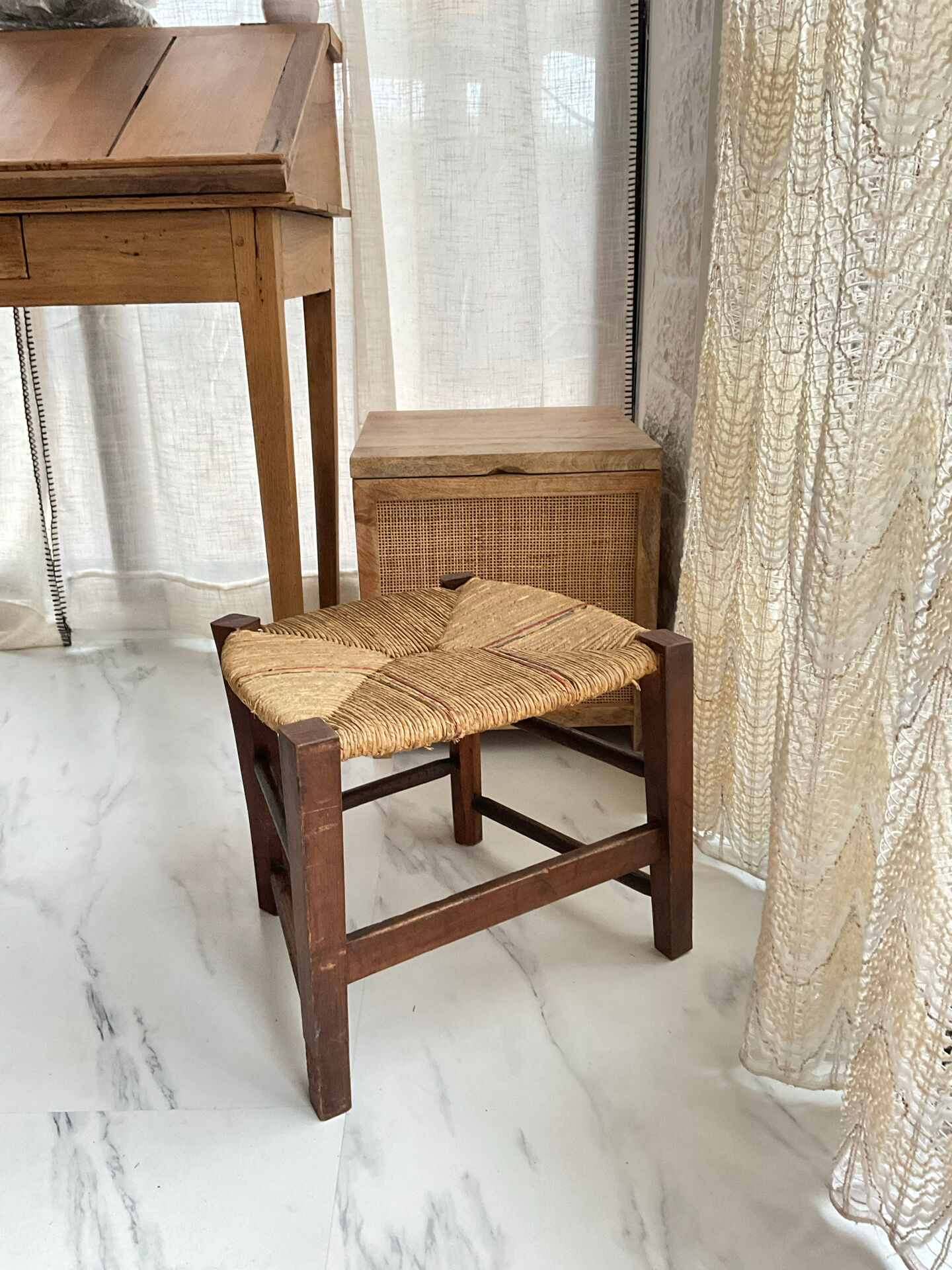 Straw stool