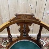 Napoleon III walnut office chair