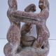 ceramic candlestick centrepiece terracotta patina