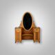 Antique Wooden Vanity, 1920s, Czechoslovakia