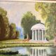 Oil Painting Panel Factory Garden Temple Love Rotunda Impressionism