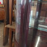 Louis xvi style half-moon silverware display case