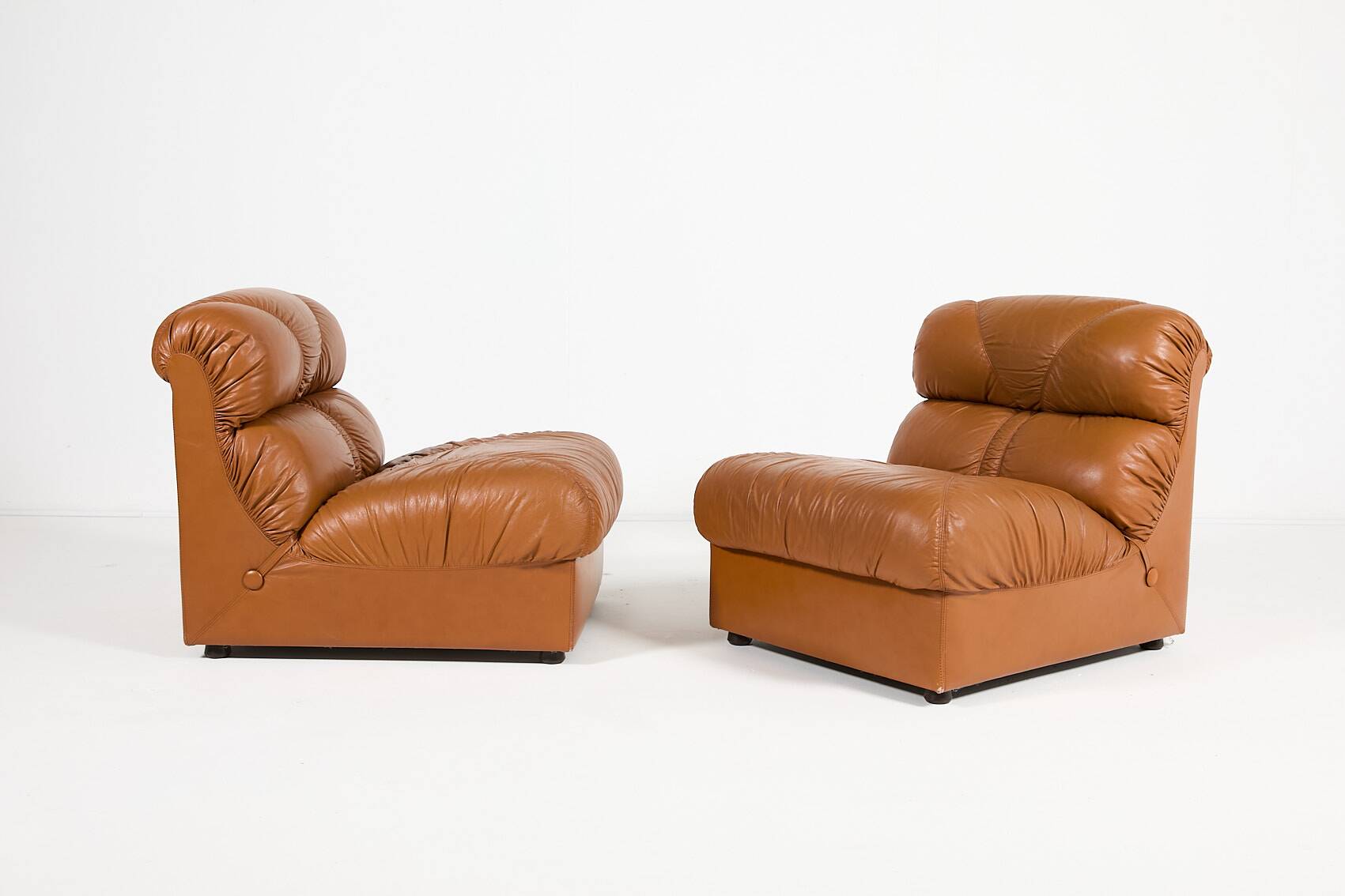 Vintage Italian modern lounge chairs from 1970’s