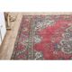 1970s Vintage Persian Handmade Wool Cotton Red Oversized Area Rug 282x360