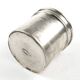 Eclectic pill box, silver-plated brass, Bronowski, Poland, 19th century