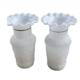 Pair of opaline vases