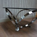 Mid-Century Space Age Round Coffee Table by Knut Hesterberg, 1960s