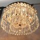 Chandeliers With Large Crystal Drops, Italy, Early 20th Century