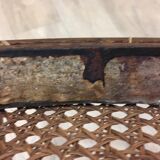 4 old wooden bistro chairs