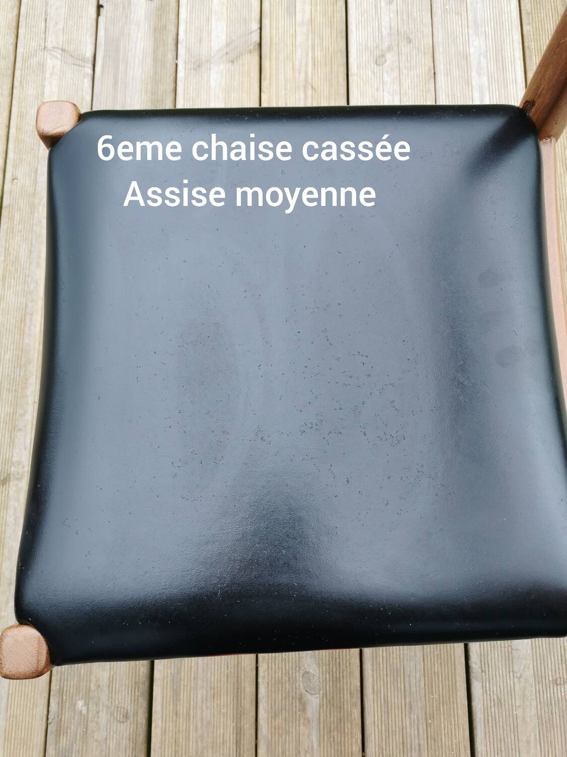 Lot de 5 chaises style Niels Otto Moller