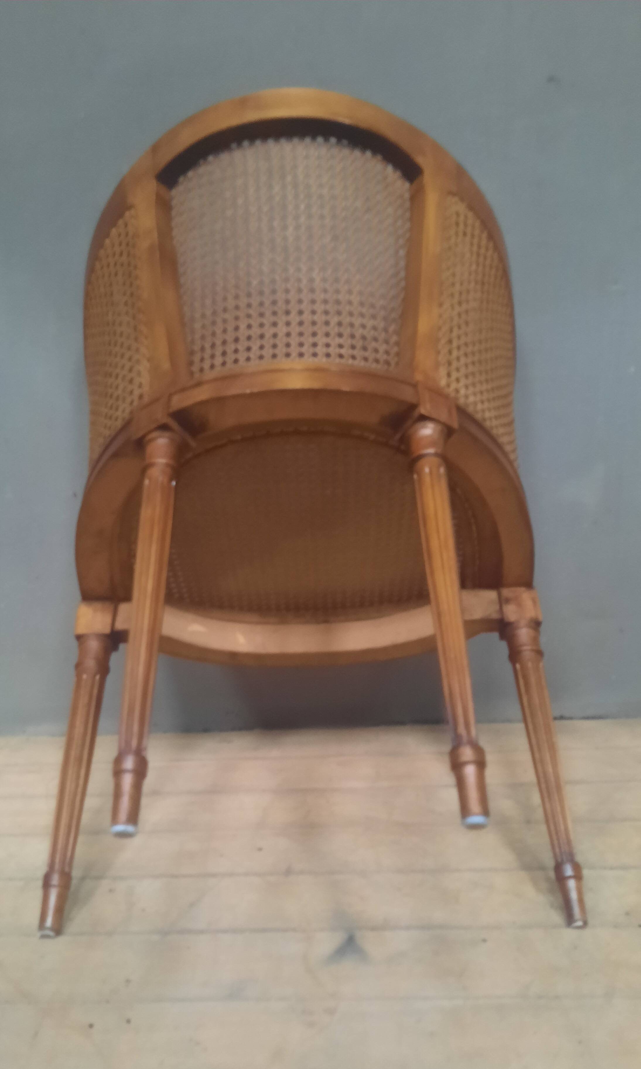 Louis XVI style office armchair