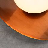 Vintage German Wall Lamps in Copper Plating from Ist Ellux, 1980s, set of 2