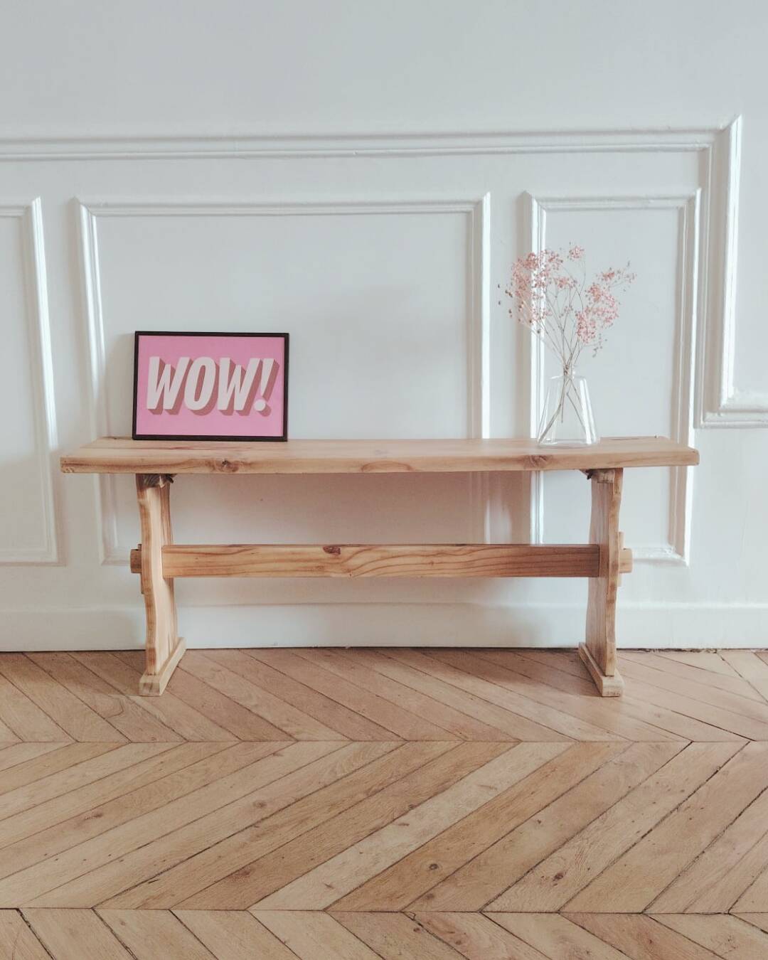 Renovated vintage bench, 1950s-60s