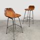 Vintage design barstools 'Les Arcs' Charlotte Perriand