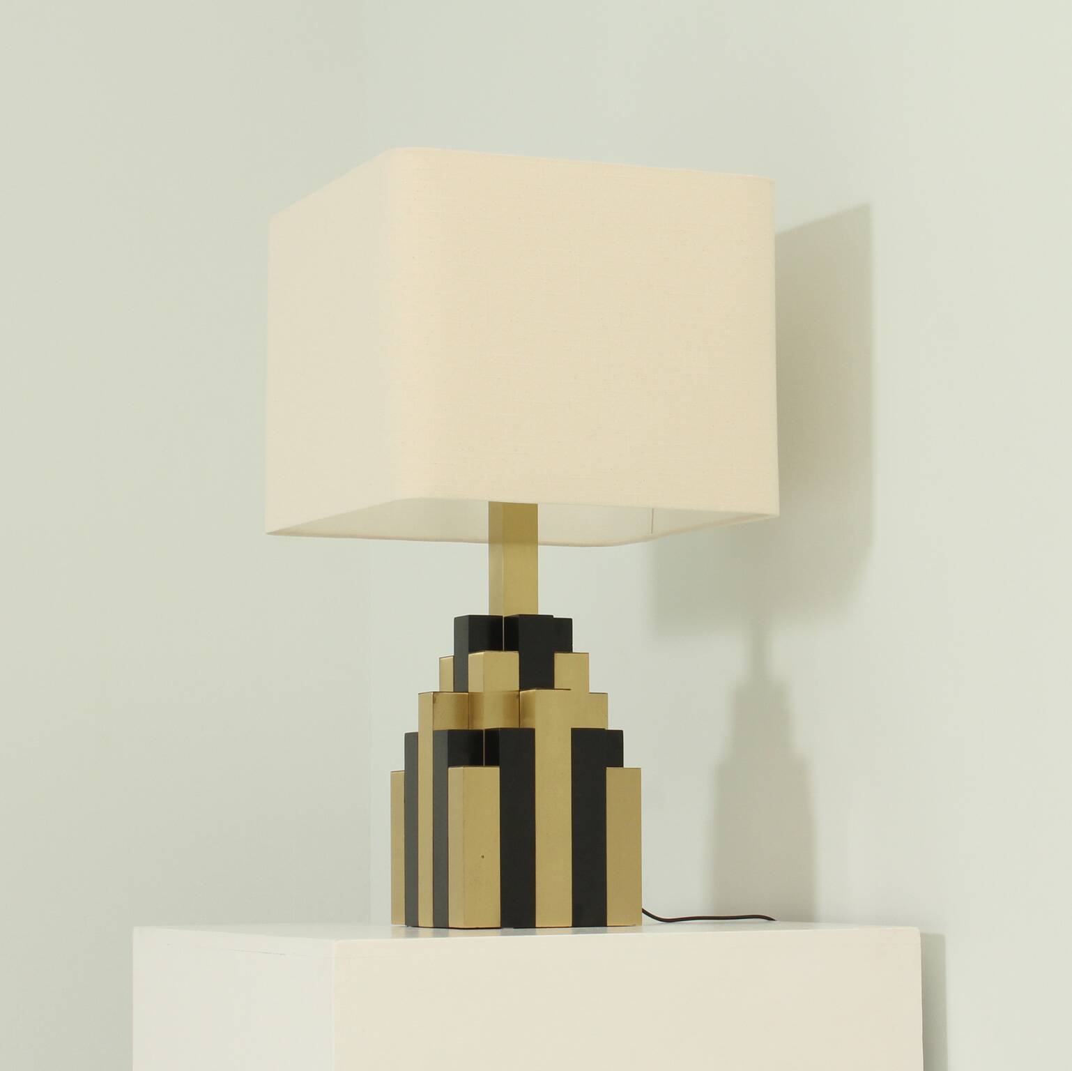 Large table lamp Lumica Cityscape, Spain, 1970s