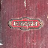 FORMER WOODEN SKI PAIR