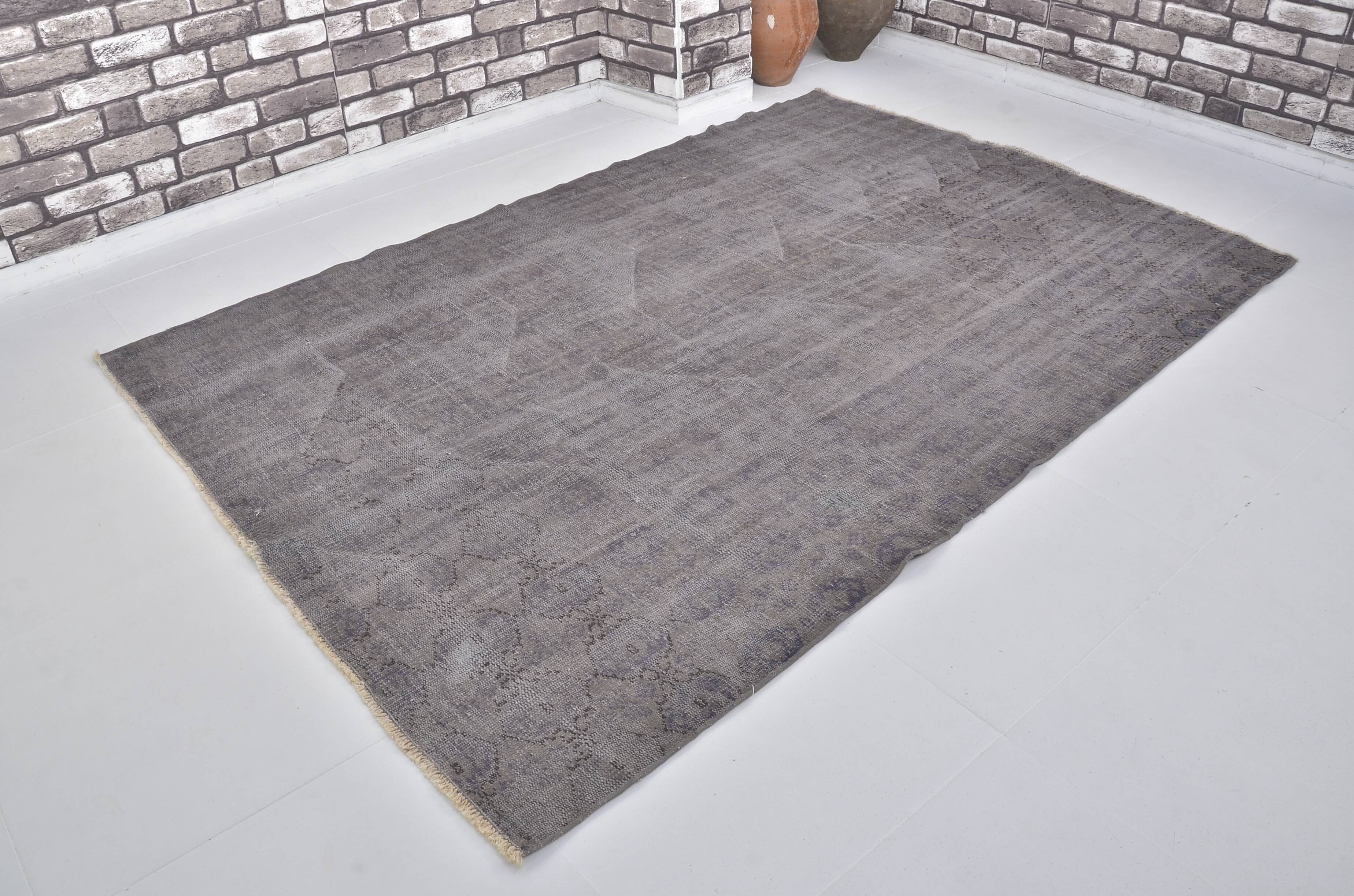 Oushak Handmade Grey Carpet sku 1522