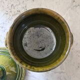 Large Provençal olive green soup tureen